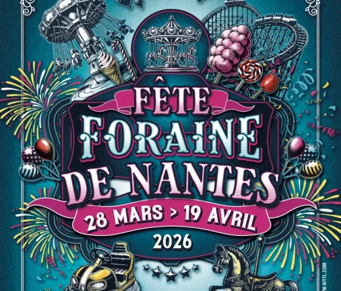 Fête foraine de Nantes Printemps 2026